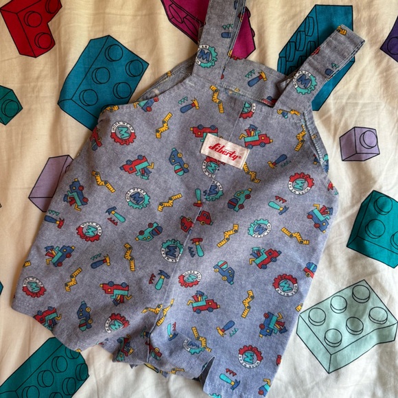 Vintage Liberty Overalls with Tool Print - Picture 4 of 4